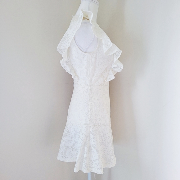 ATMOS & HERE Size 6 White Lace Dress - Picture 3 of 9
